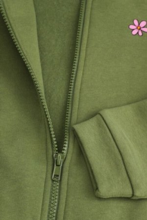 COCCODRILLO sweatshirt MYSTIC NATURE GIRL KIDS, roheline, ZC4132602MGK-011-122, 122 cm 