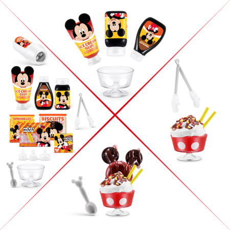 MINI BRANDS Disney miniatuuride komplekt Snacks Create, 77708GQ1 