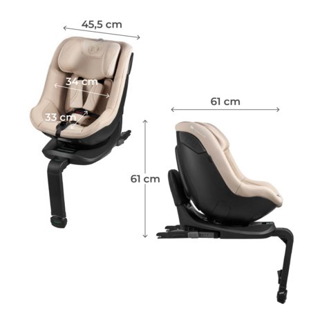 KINDERKRAFT turvatool I-GUARD PRO I-SIZE, 61-105 cm., Beige, KCIGUAPRBEG000N 