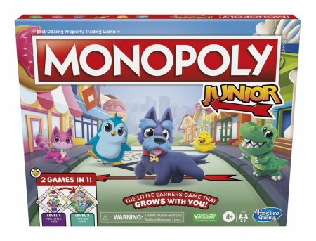 MONOPOLY 2in1 mängud Junior, (LV, EE), F8562EL0 F8562EL0
