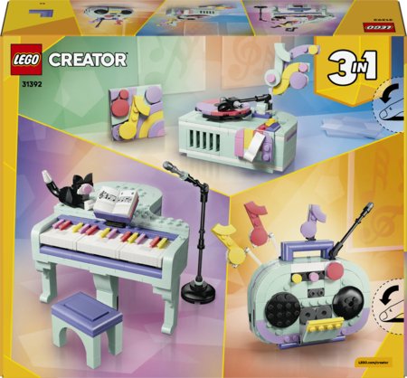 31392 LEGO® Creator Muusikateemaline kaunistus: klaver kassiga 