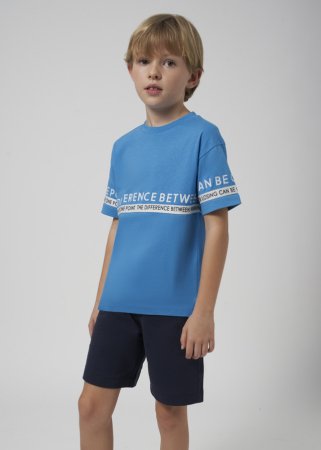 MAYORAL lühikeste varrukatega t-särk + lühikesed püksid 7C, turqouise, 6666-56 