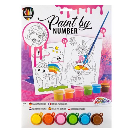 MOXY joonistamiskomplekt numbrite järgi, assortii, 150057 