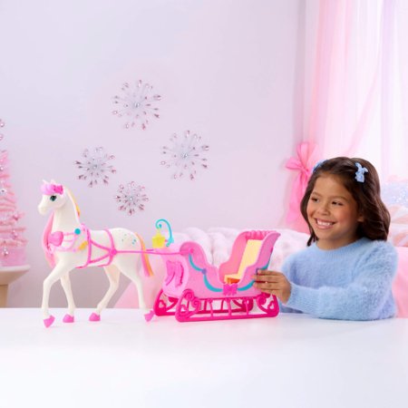 BARBIE SALDUMU ZEMES hobune ja saan, JNH63 