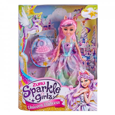 SPARKLE GIRLZ 27cm nukk Unicorn Princess, sortiment, 10093 10093