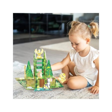 PICASSO TILES magnetkonstruktor 8 loomaga Safari 46 tk., PTQ12 