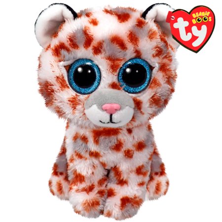 TY Beanie Boos plüüsmänguasi valge leopard COCO, 15 cm, TY37363 