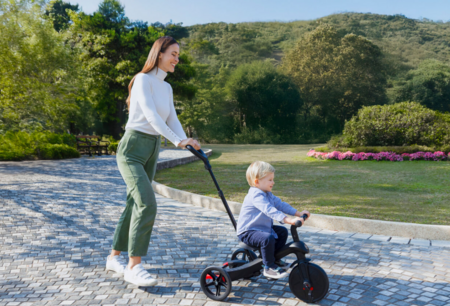 GLOBBER kolmerattaline jalgratas Explorer Trike 4in1, must, 634-120 