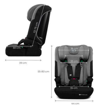KINDERKRAFT turvatool I-COMFY, i-Size, tumehall, KCICOM00DGR0000 