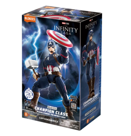 Blokees transformaator  Marvel Heros - Champion Class Captain America, 81115 