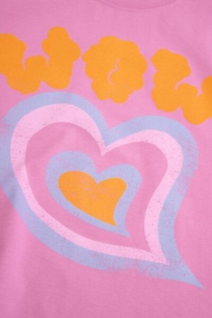 COCCODRILLO t-shirt EVERYDAY GIRL A, roosad, ZC4143105VGA-007-152, 152 cm 