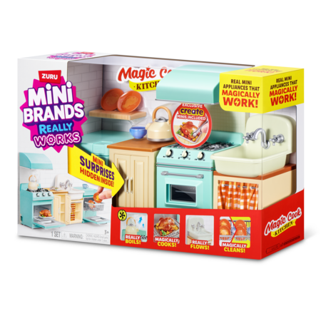 MINI BRANDS miniatuuride komplekt Magic Cook Kitchen, 77858 