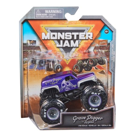 MONSTER JAM 1:64 monster masin Grave Digger The Legend, assortii., 6067645  