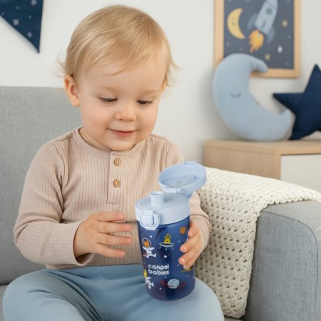 CANPOL BABIES joogipudel JUNIOR, 400 ml, Blue, 56/624_blu 