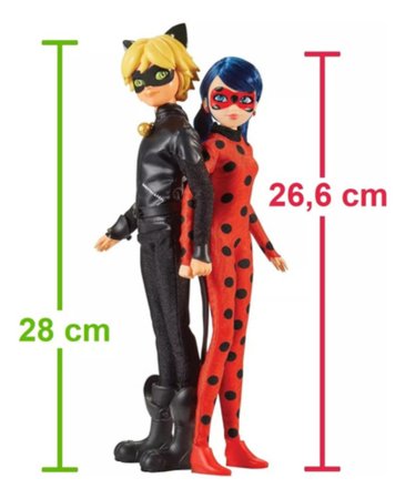 MIRACULOUS Ladybug ja Cat Noir nukkude komplekt, 50365 