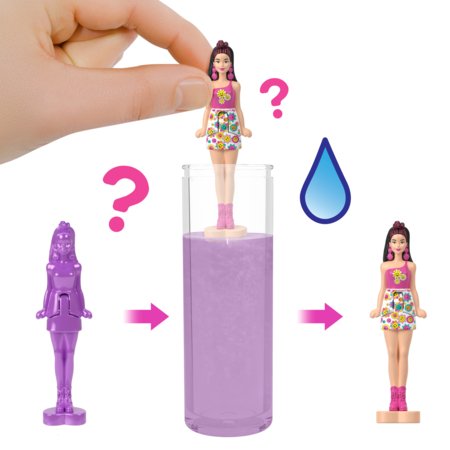 BARBIE Mini BARBIELand Color Reveal vikerkaare nukk, JCR08 