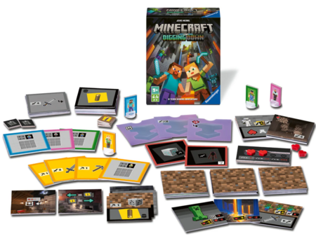 RAVENSBURGER Minecraft Digging Deep lauamäng, (EN), 24946 6 