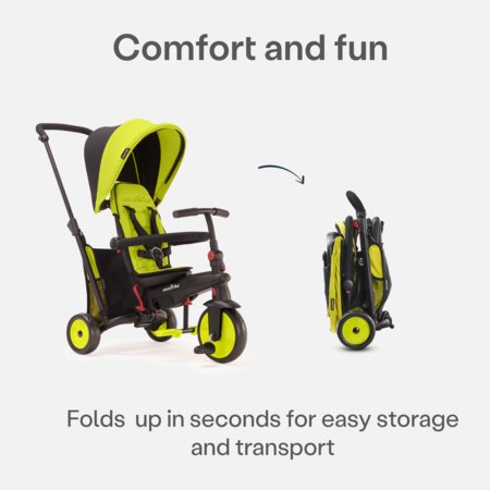 SmarTrike STR3 Plus kokkupandav kolmerattaline, roheline, 5021733 