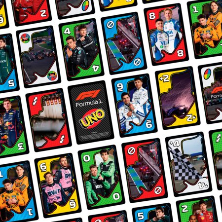 MATTEL GAMES UNO F1 kaardimäng, JMF10 
