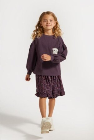 COCCODRILLO skirt ACADEMY GIRL KIDS, värviline, ZC4124203AGK-022-122, 122 cm 
