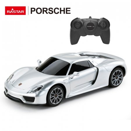 RASTAR auto 1:24 R/C Porsche 918 Spyder asst, 71400 71400