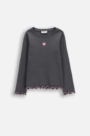 COCCODRILLO pikkade varrukatega t-särk, hallid, cm 