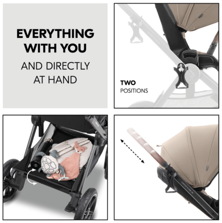 HAUCK universaalne käru COMFORT N CARE AIR SET, Mocha, 165553 