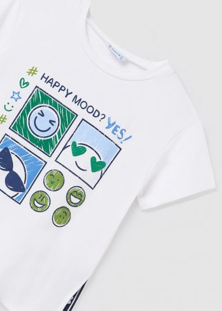 MAYORAL lühikeste varrukatega t-särk ja retuusid 8H, navy, 6749-16 6749-16