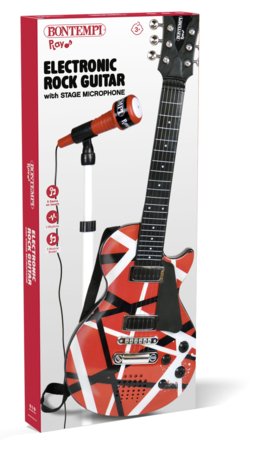BONTEMPI Electronic Rock Guitar and microphone, 245834 