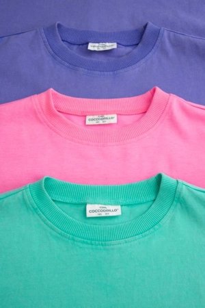 COCCODRILLO lühikeste varrukatega t-särk, roosad, suurus 