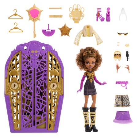 MONSTER HIGH Koljetud saladused – Hauntlywood sari: Clawdeen Wolf, JBG80 