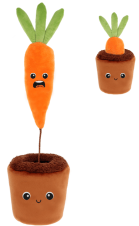 KEEL TOYS pehme mänguasi Surprise Porgand, 25 cm, SE4954 
