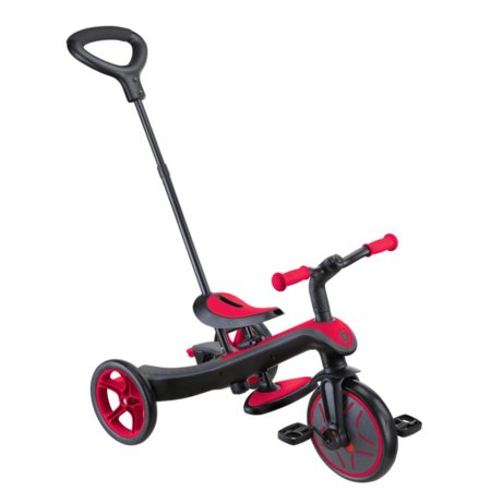 GLOBBER kolmerattaline jalgratas Trike Explorer 4in1, punane, 632-102 632-102