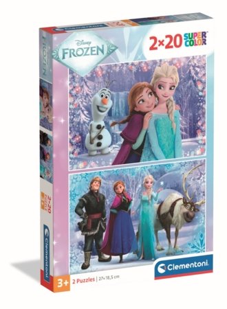 CLEMENTONI LASTELE PUZZLE Frozen 2, 2x20 tk,, 24825 