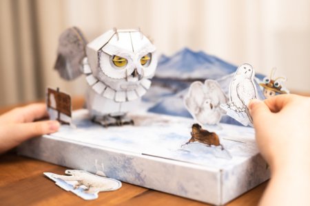 MAKEBUG 3D paberist pusle Snowy Owl, MB-B-0009 