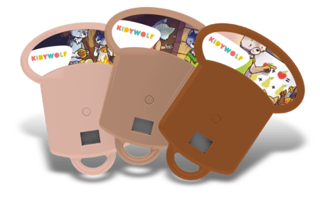 KIDYWOLF jutukomplekt Ajarännak, 3 lugu KIDYSLIDE projektorile, KIDYSTORIES-HI 