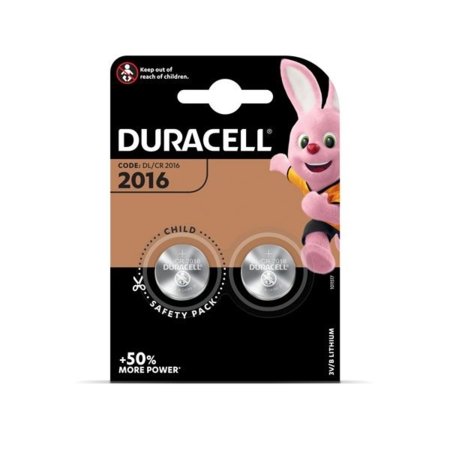 DURACELL patarei 2016, 2 tk, 250-07292 