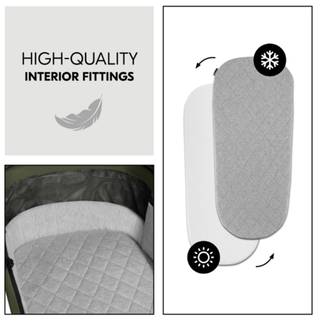 HAUCK universaalne käru COMFORT N CARE SET, Olive, 165546 