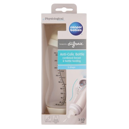 CANPOL BABIES lai S-kujuline Anti-Colic pudel PP 310 ml, 24/200 
