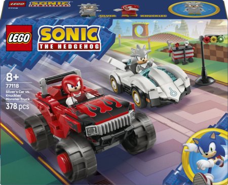 77118 LEGO® Sonic the Hedgehog™ Silveri auto vs. Knucklesi hiigelveok 