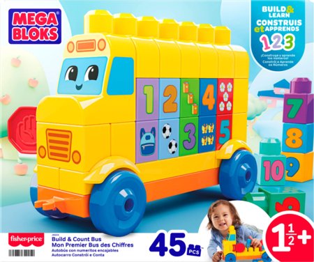 MEGA BLOKS Build & Count buss, JKG34 