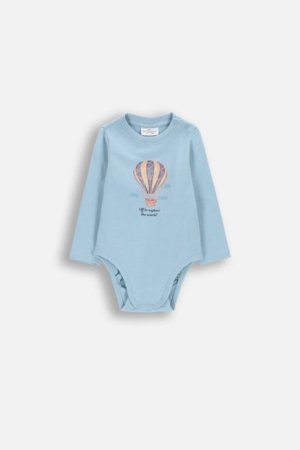 COCCODRILLO pikkade varrukatega bodi, sinine, suurus 