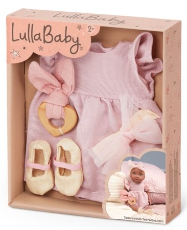 LULLABABY roosa kleidikomplekt peavõruga, LBY7684Z 