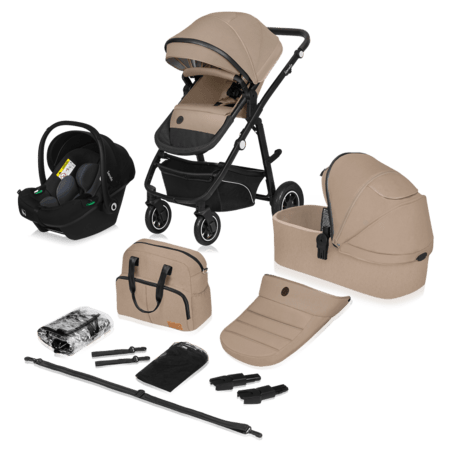 LIONELO universaalne käru BIANKA 3in1, Beige sand, LO-BIANKA 3IN1 