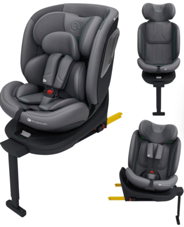 KINDERKRAFT turvatool I-360 2 PLUS, GREY, KCI36002GRYPL00 