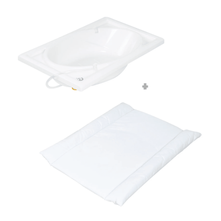 ROBA vannitool-muutmislaud BABY POOL, Natural wood, 1251 