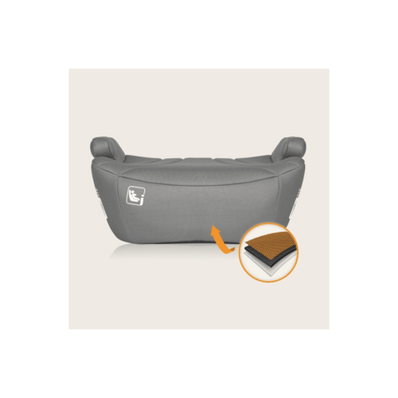 LIONELO turvatool-booster  LUUK I-SIZE, Grey, 125-150 cm., LO-LUUK I-SIZE 