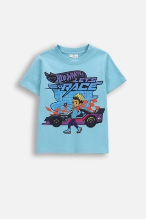 COCCODRILLO lühikeste varrukatega t-särk, sinised, WC6143204LBD-014-098, 98 