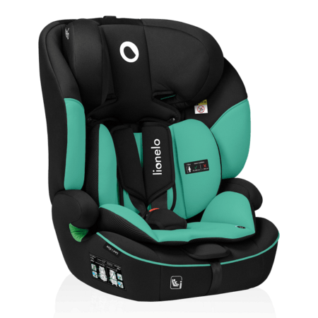 LIONELO turvatool LEVI I-SIZE, Green emerald,  76-150 cm., LO-LEVI I-SIZE 