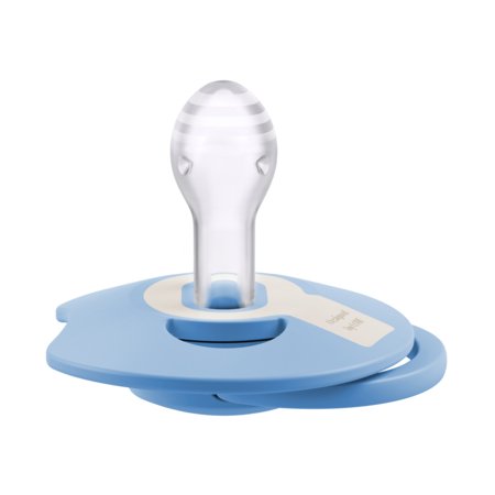 LOVI Prime silikoonist dünaamiline lutt, Frost/Glacier Cream, 0–6 kuud, 2 tk, 34/448 